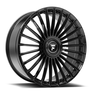 Fittipaldi FS370B 5X112/5X120 22x9.5 +30 Gloss Black