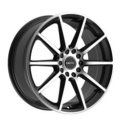 Motiv 431MB Elicit 5x114.3/5X120 18x7.5 +40 Gloss Black Machined Face