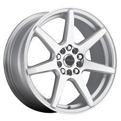 Raceline 131S Evo SMF 5X100/5x114.3 15x7 40 Silver and Machined