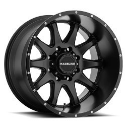 Raceline 930B Shift 6X120 17x8 35 Satin Black