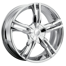 Pacer 786C Ideal 5X112/5x114.3 20x8 +42 Chrome Plated
