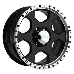 Ultra 175B Rogue 5x139.7 15x8 -19 Gloss Blk Diamond Cut Accents