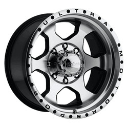 Ultra 175U Rogue 7X150 17x8 +25 Diamond Cut w/Black Accents