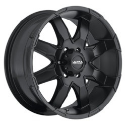 Ultra 225SB Phantom 6x139.7 17x8 +25 Satin Black & Satin Clear Coat