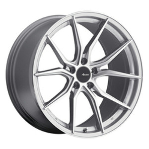 Advanti Racing 80S Hybris 5x114.3 20x8.5 +40 Silver with Machined Face