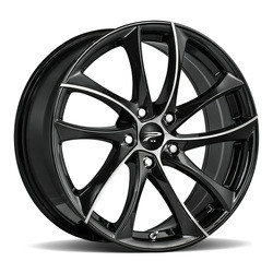 Platinum 438U Gyro 5X110 18x8 +35 Gloss Black w/Diamond Cut Face