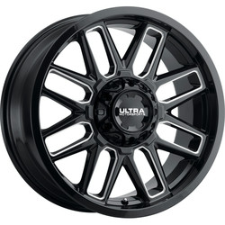 Ultra 231BM Butcher 8X170 20x9 -12 Gloss Black w/Milled Accents