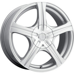 Ultra 403SU Slalom 5X100/5x114.3 18x7.5 +45 Silver w/ Clear Coat