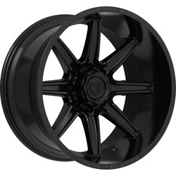 Gear Off Road 765B 8X180 20x10 -19 Gloss Black w/Lip Logo