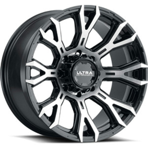 Ultra 123U Scorpion 5x127/5x139.7 20x9 +18 Gloss Black w/Diamond Cut Face Ultra 123U Scorpion 5x127/5x139.7 20x9 +18 Gloss Black w/Diamond Cut Face