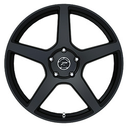 Platinum 432SB Elite 5X112 19x8.5 +40 Satin Black w/ Satin Clear