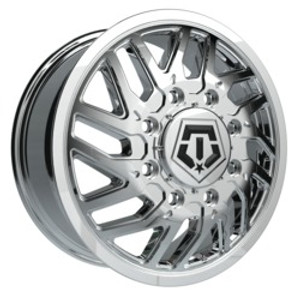 TIS 544C Dually 8X200 20x8.25 +127 Chrome Plated