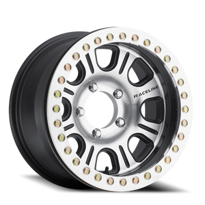 Raceline RT232 Monster 5x114.3 17x8.5 -25 Black and Machined