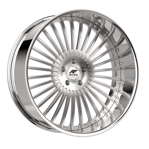 Amani R.E.A.L. 6x139.7 28x9 +18 Brush Center Chrome Lip
