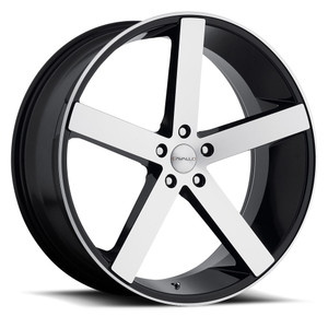 Cavallo CLV-5 5x114.3 22x9 +35 Gloss Black & Machined