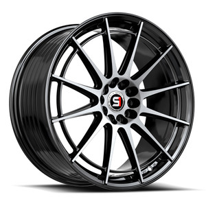 Spec-1 SP-64 5x112/5x114.3 20x9 +38 Gloss Black & Machined