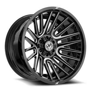 XF Off-Road XF-234 5x127/5x139.7 20x10 -24 Gloss Black & Milled