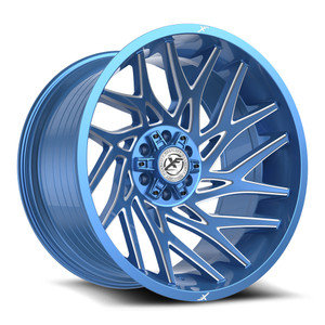 XF Off-Road XF-229 6x135/6x139.7 26x14 -76 Anodized Blue & Milled