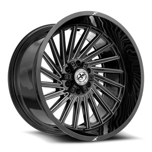 XF Off-Road XF-239 6x135/6x139.7 26x12 -44 Gloss Black & Milled