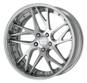 Work Gnosis Cvx 5x112 19x8+45 H Disk Brush Silver Clear
