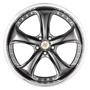 Work Wheels VS-KF 5x112 20x14+46 Brilliant Silver Black O Disk FULL REVERSE