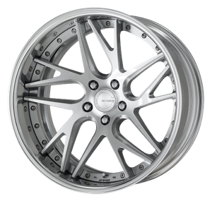 Work Gnosis Cvx 5x115 22x12+45 A Disk Brush Silver Clear