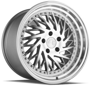 Aodhan DS03 (Passenger Side) 5x114.3 18x9.5 +30 Silver w/Machined Face