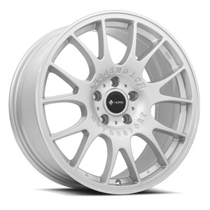 Vors TR14 5x108 18x8 +35 Silver w Machined Ring