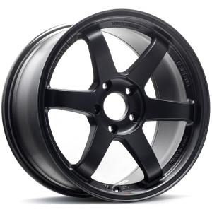Volk Racing TE37SL 5x114.3 19x10.5 +12 FLAT BLACK