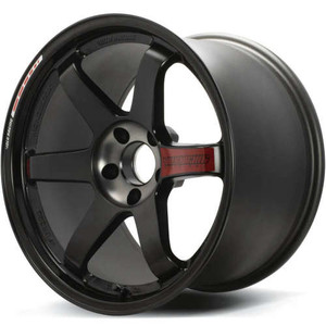 Volk Racing TE37SL BK-III 5x114.3 18x11 +17 PRESSED BLACK / RIM REDOT