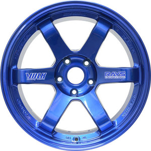 Volk Racing TE37SL 4x100 15x8 +25 MAG BLUE