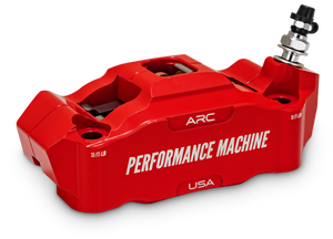 Performance Machine 125 x 4 Race Series Radial Mount Caliper with ARC - Right - Red - 0052-2426-RC User 1