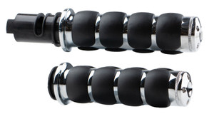 Kuryakyn ISO Grips 24 and Up Touring Chrome - 10137-1 User 1