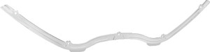 Performance Machine Performance Machine  Windscreen Trim Scallop - Chrome - 0209-2018SCA-CH