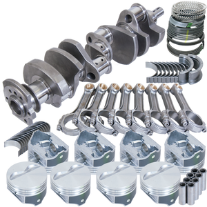 Eagle Chevy 350 2Pc 3.750in Crank 5.700in I-Beam Rod -5cc Flat Top 4.030in Pistons Balanced Assembly - B15455E030 Photo - Primary