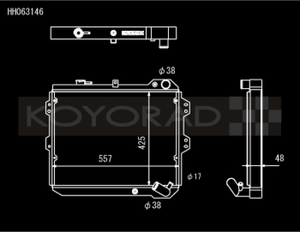 Koyo 83-85  Mazda RX-7 fits 1.1/1.3L MT (Includes GSL-SE Trim) - HH063146 Photo - Primary
