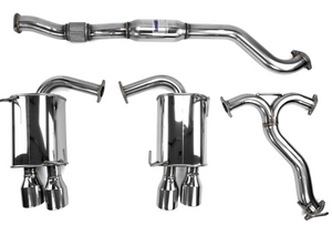 Invidia 15+ Subaru STI 4Dr Q300 Single Layer Titanium Burnt Quad Tip Cat-Back Exhaust - HS15STIG2T User 1