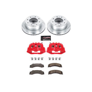 Power Stop 11-14 Chevrolet Silverado 2500 HD Rear Z36 Truck & Tow Kit w/Cals - KC5563-36 Photo - Primary
