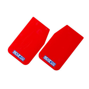 Sparco Mud Flap Pair Red - 03791RS Photo - Primary