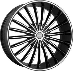 ELURE 34 5X115/5X127 24x9.5 +13 BLACK MACHINED