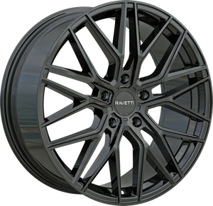 RAVETTI M16 5X112 20x9 +32 GLOSS BLACK