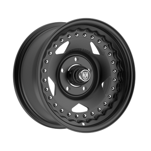 Center Line Convo Pro 2.0 5X114.3 15x7 -6 Satin Black Center with Satin Black Convo Lip