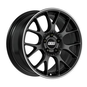 BBS CH-R 5x130 20x11.5 +47 Satin Black Polished Rim Protector