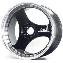 Advan Racing ONI2 PROGRESSIVE 5x114.3 20x11.0 +15 MACHINING & RACING GLOSS BLACK