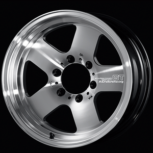 Advan Racing GT HEAVY DUTY 6x139.7 17x8.5 +x10 MACHINING & DIAMOND CUT