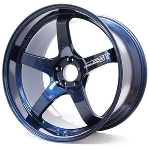 Advan Racing GT PV 5x114.3 21x10.5 +24 RACING TITANIUM BLUE & RING