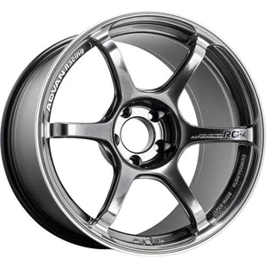 Advan Racing RG-4 5x114.3 17x8.0 +45 RACING HYPER BLACK & RING