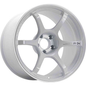 Advan Racing RG-4 4x100 17x7.5 +30 RACING WHITE METALLIC & RING