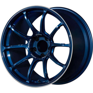 Advan Racing RZ-F2 5x112 18x8.0 +42 RACING TITANIUM BLUE & RING