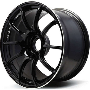 Advan Racing RZII 5x112 17x7.5 +48 RACING GLOSS BLACK & RING